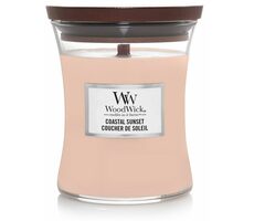 Woodwick Coastal sunset 275g - váza stredná