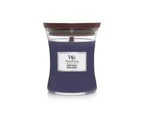 Woodwick Hinoki Dahlia 275g - sklo stredná