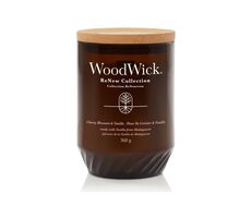 Woodwick ReNew Cherry Blossom &amp; Vanilla 368g - sviečka veľká / doba horenia: až 130h