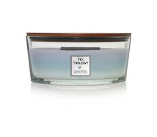 Woodwick Trilogy Calming Retreat 453.6g - sviečka loď / doba horenia: až 40 h