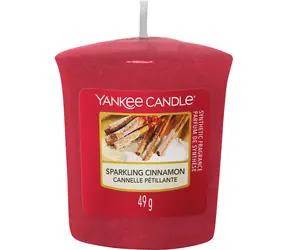 Yankee Candle Sparkling Cinnamon vonná sviečka votívna 49g