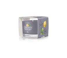 Yankee Candle Black Tea &amp; Lemon votívna sviečka plnená v skle 37g