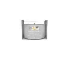 Yankee Candle Smoked Vanilla &amp; Cashmere votívna sviečka plnená v skle 37g