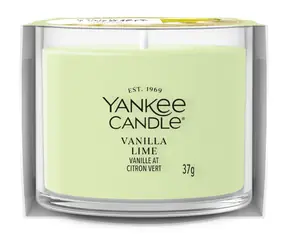 Yankee Candle Vanilla Lime votívna sviečka plnená v skle 37g / doba horenia: až 10h