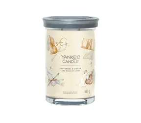 Yankee Candle Signature Soft Wool &amp; Amber Tumbler 567g