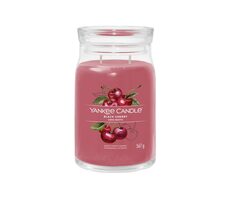 Yankee Candle Signature Black Cherry veľký pohár 567g / doba horenia až: 90h