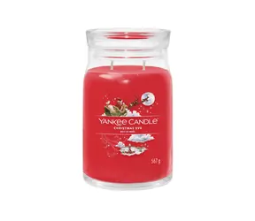 Yankee Candle Signature Christmas Eve veľký pohár 567g / doba horenia až: 90h