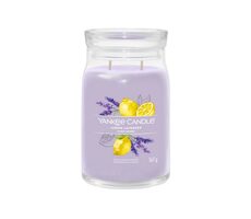 Yankee Candle Signature Lemon Lavender veľký pohár 567g / doba horenia až: 90h