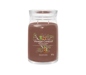 Yankee Candle Signature Praline &amp; Birch veľký pohár 567g / doba horenia až: 90h