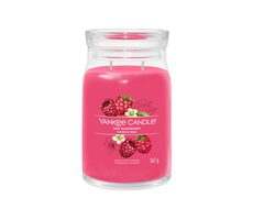 Yankee Candle Signature Red Raspberry veľký pohár 567g / doba horenia až: 90h