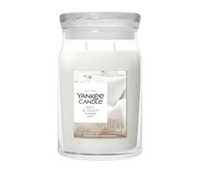 Yankee Candle Signature Soft Blanket veľký pohár 567g / doba horenia až: 90h
