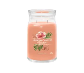 Yankee Candle Signature Tropical Breeze veľký pohár 567g / doba horenia až: 90h