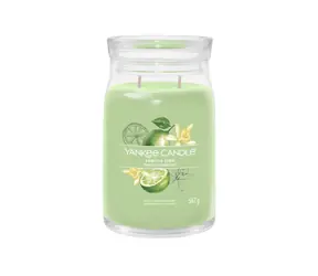 Yankee Candle Signature Vanilla Lime veľký pohár 567g / doba horenia až: 90h