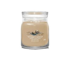 Yankee Candle Signature Amber &amp; Sandalwood stredný pohár 368g