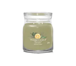 Yankee Candle Signature Sage &amp; Citrus stredný pohár 368g