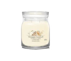 Yankee Candle Signature Soft Wool &amp; Amber stredný pohár 368g