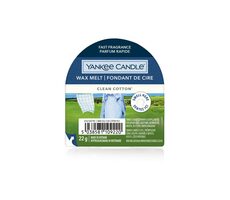 Yankee Candle Clean Cotton voňavý vosk do aromalampy 22g / doba horenia až: 8 h