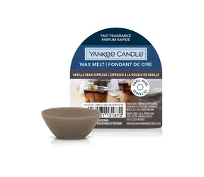 Yankee Candle Vanilla Bean Espresso vonný vosk do aromalampy 22g / doba horenia až: 8 h