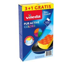 Vileda Pur Active Colors Hubičky na riad / 4 ks