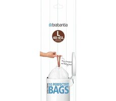 Brabantia PerfectFit Type L Vrecká do odpadkového koša 40-45 L / zaťahovacie / 10 sáčkov