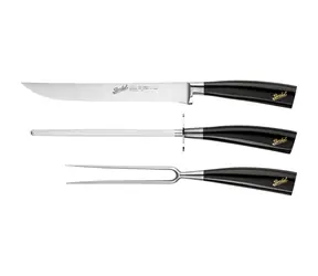 Berkel Elegance Sada nožov na pečenie čierna / 3 ks 