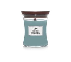 Woodwick Evergreen Cashmere 275g - váza stredná