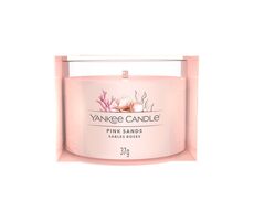 Yankee Candle Pink Sands 37g - Plnená votívna sviečka v skle / doba horenia: až 10h