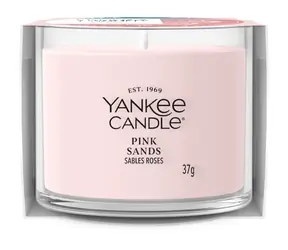 Yankee Candle Pink Sands 37g - Plnená votívna sviečka v skle / doba horenia: až 10h