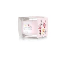 Yankee Candle Pink Cherry Vanilla 37g - Plnená votívna sviečka v skle / doba horenia: až 10h