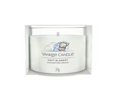 Yankee Candle Soft Blanket 37g - Plnená votívna sviečka v skle / doba horenia: až 10h
