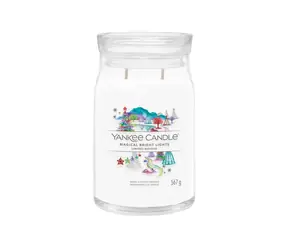 Yankee Candle Signature Magical Bright Lights 567g - sviečka veľká 2 knôty / doba horenia: až 90h