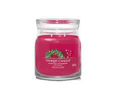 Yankee Candle Signature Sparkling Winterberry 368g - sviečka stredná 2 knôty / doba horenia: až 50h
