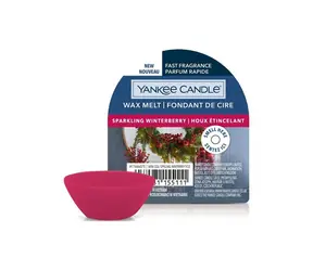 Yankee Candle Sparkling Winterberry vonný vosk do aromalampy 22g / doba horenia až: 8 h