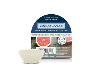 Yankee Candle White Spruce &amp; Grapefruit vonný vosk do aromalampy 22g / doba horenia až: 8 h