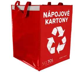 SIXTOL SORT Easy CARTON 36l / Taška na triedený odpad / 30x30x40cm