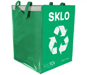 SIXTOL SORT Easy GLASS 36l / Taška na triedený odpad / 30x30x40cm