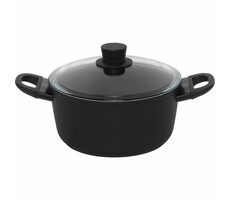 BALLARINI Avola 1006219 Hrniec so sklenenou pokrievkou 24 cm / 4.8 l / kovaný hliník 