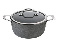 BALLARINI Salina 1005131 Hrniec so sklenenou pokrievkou 20 cm / 2.7 l / kovaný hliník 