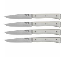 Opinel Facette 11 cm biela / Sada stolných nožov / 4 ks 