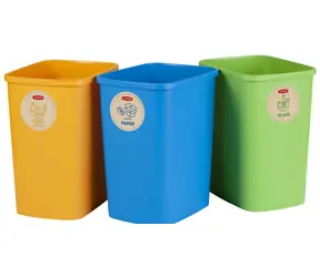 Curver ECO Friendly Sada košov na triedený odpad 3 x 25 l 