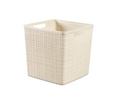 Curver Jute Úložný košík 17 l béžový / 27 x 28 x 28 cm / dopredaj
