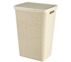 Curver Jute Kôš na špinavú bielizeň 58 l béžová / 60 x 43 x 34 cm