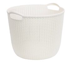 Curver Knit Kôš na bielizeň 30 l béžová / 40 x 39 x 33 cm