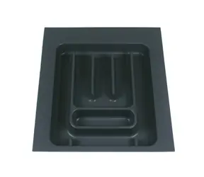 Elletipi UPPO R145 Príborník pre zásuvku 45 cm čierna / plastový