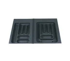 Elletipi UPPO R180 Príborník pre zásuvku 80 cm čierna / plastový