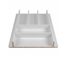 Elletipi Wood Line Príborník do zásuvky 45 cm biela
