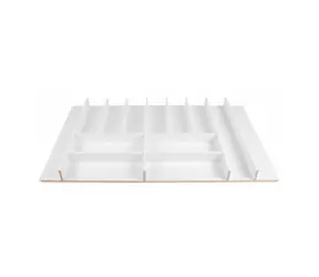 Elletipi Wood Line Príborník do zásuvky 90 cm biela