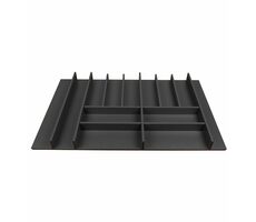 Elletipi Wood Line Príborník pre zásuvky 90 cm čierny buk