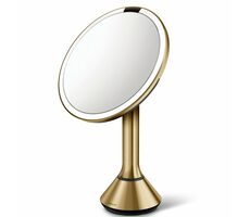 Simplehuman Sensor Touch / Kozmetické zrkadlo / DUAL LED osvetlenie / mosadz