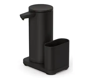 Simplehuman Bezdotykový dávkovač mydla + držiak na hubku čierna